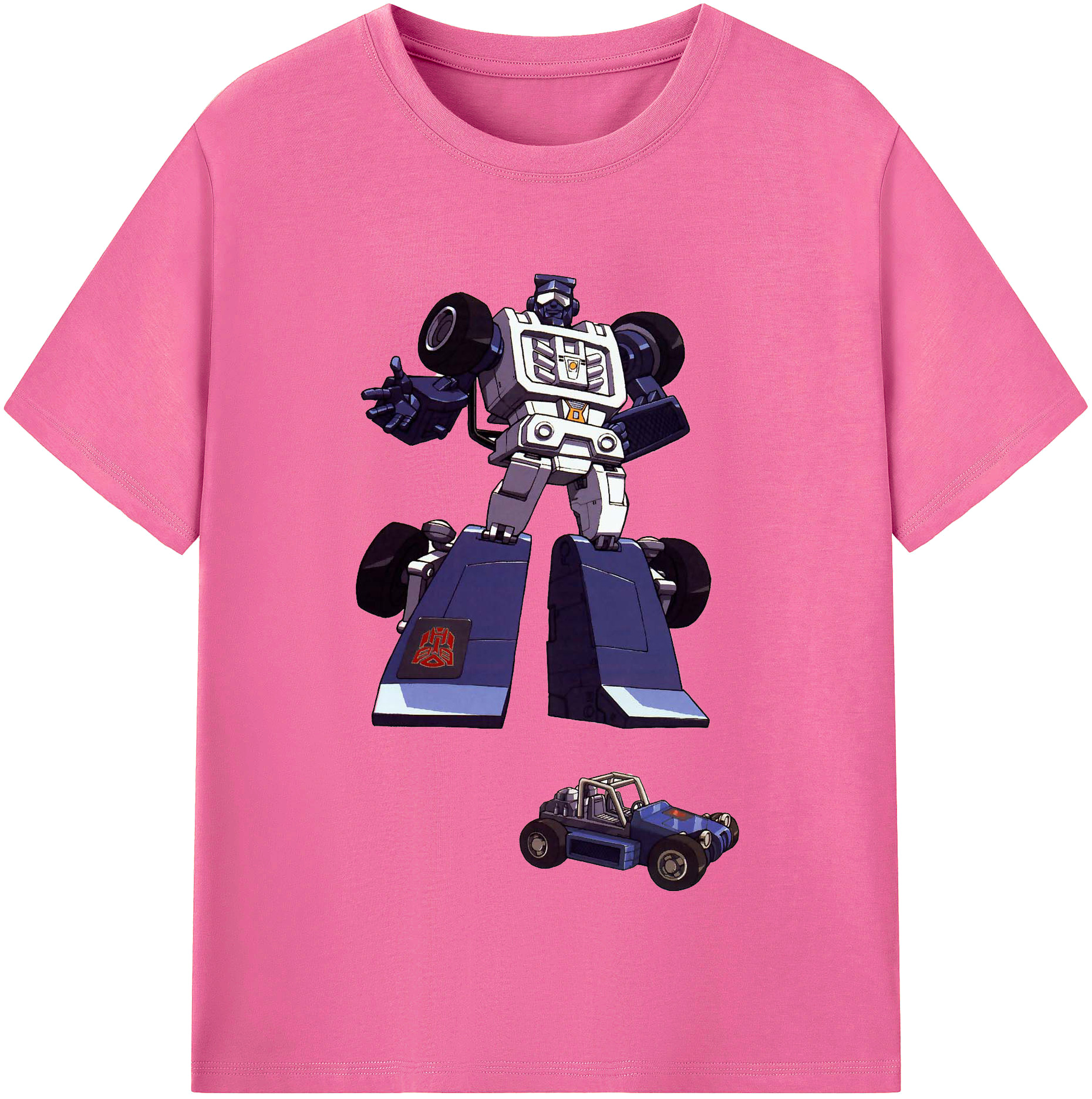（画像用）  レディースカジュアルプリントTシャツ（綿100％）